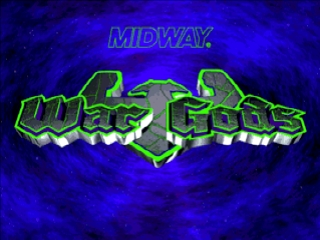 War Gods title screen for Nintendo 64